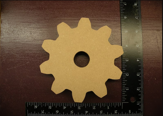 Wooden Gear 5.5 Inches 10 Tooth