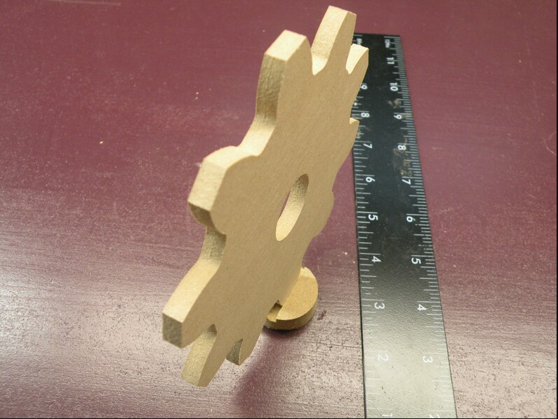 Wooden Gear 5.5 Inches 10 Tooth