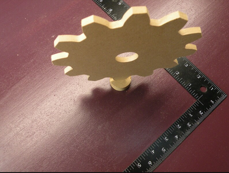 Wooden Gear 5.5 Inches 10 Tooth