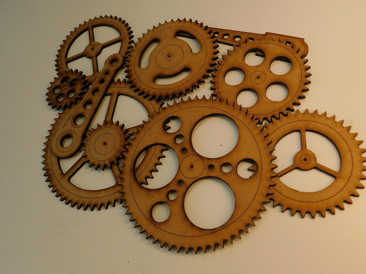 Ten Piece Steampunk Industrial Gear and Pushrod