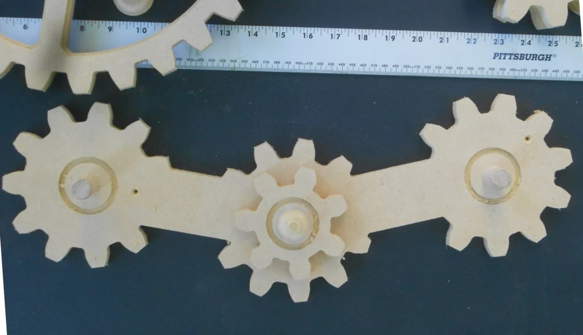 WORKING GEARS, Wood Gears, Gear Wall, Kinetic Art, Steampunk - Industrial, Wall Decor, Wooden Gear, Moving Gears