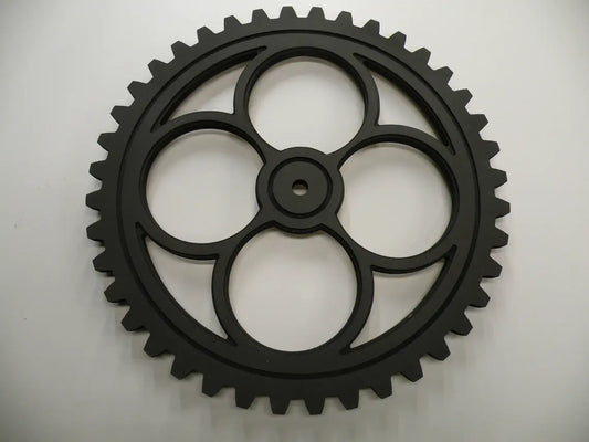 Wood Gear Large - 20 Inches - Wooden Gears - Steampunk Decor - Industrial Design - Americana - Cog - Cogs - FOUR LEAF CLOVER