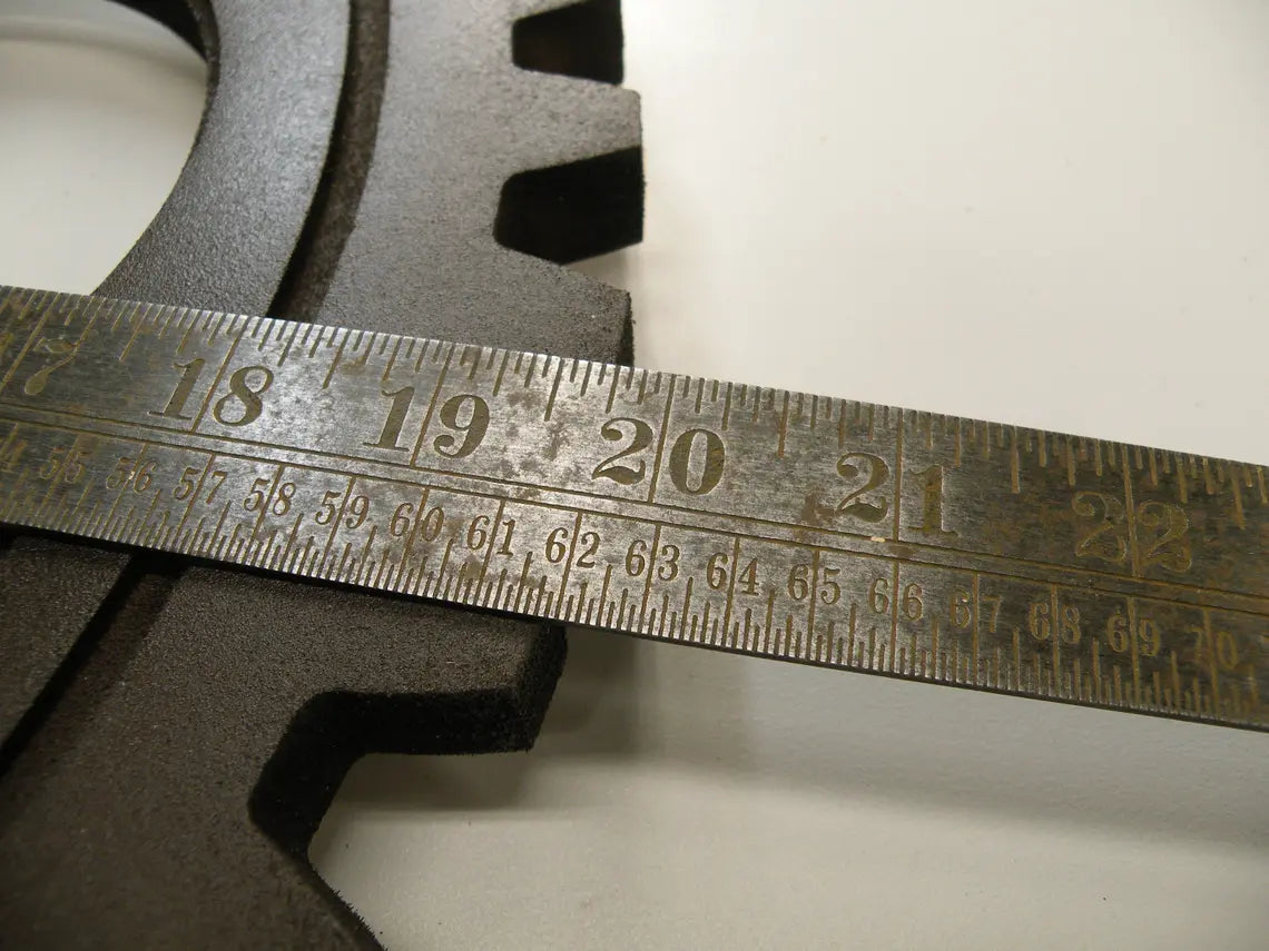 Wood Gear Large - 20 Inches - Wooden Gears - Steampunk Decor - Industrial Design - Americana - Cog - Cogs - FOUR LEAF CLOVER