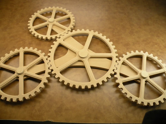 Giant Kinetic Gear Wall 3 x 4 feet