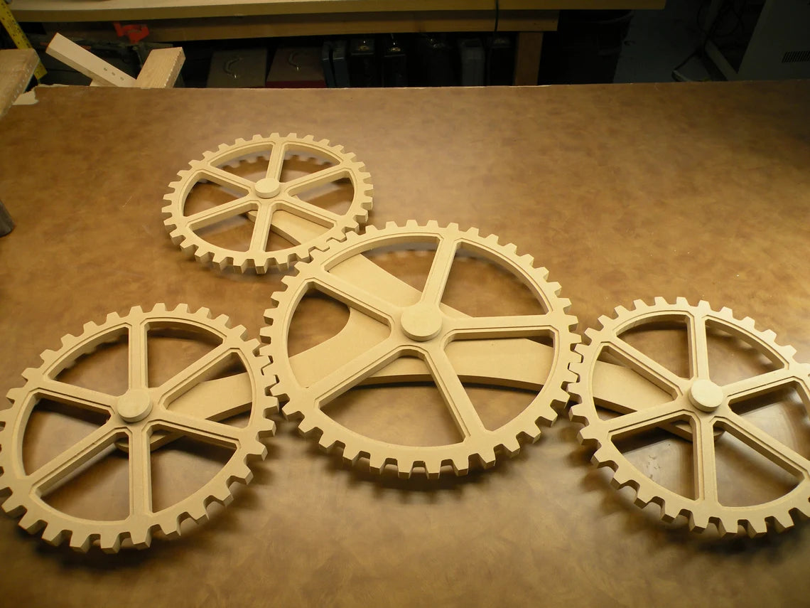 Giant Kinetic Gear Wall 3 x 4 feet