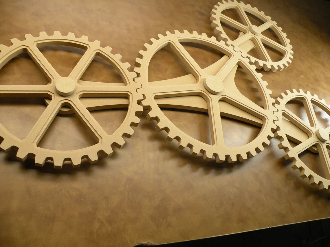 Giant Kinetic Gear Wall 3 x 4 feet