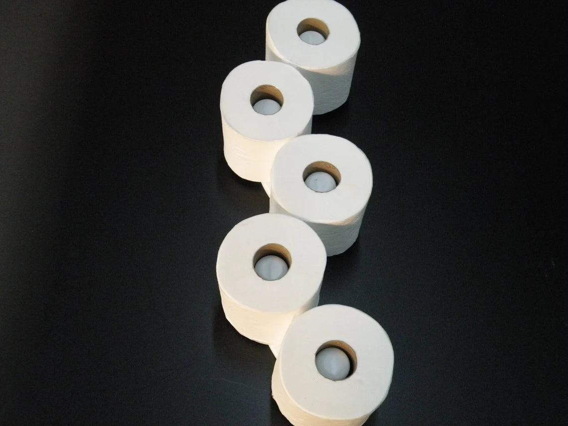 Wave Toilet Paper Holder Toilet Tissue Shelf - Wall Rack - Bathroom - Tissue Paper - Storage - Decor