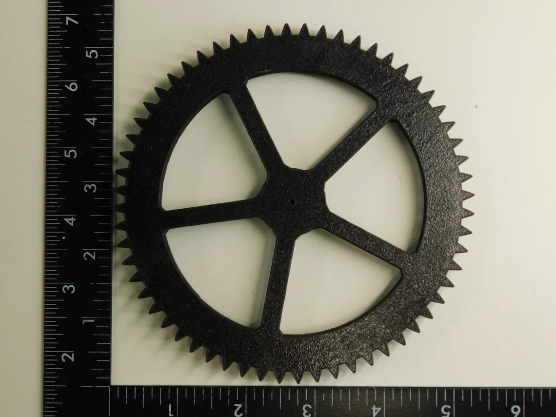 10 Pieces - Steampunk Gears Wall Decor - Eight Gears, Two Push Rods -- Wood Gears