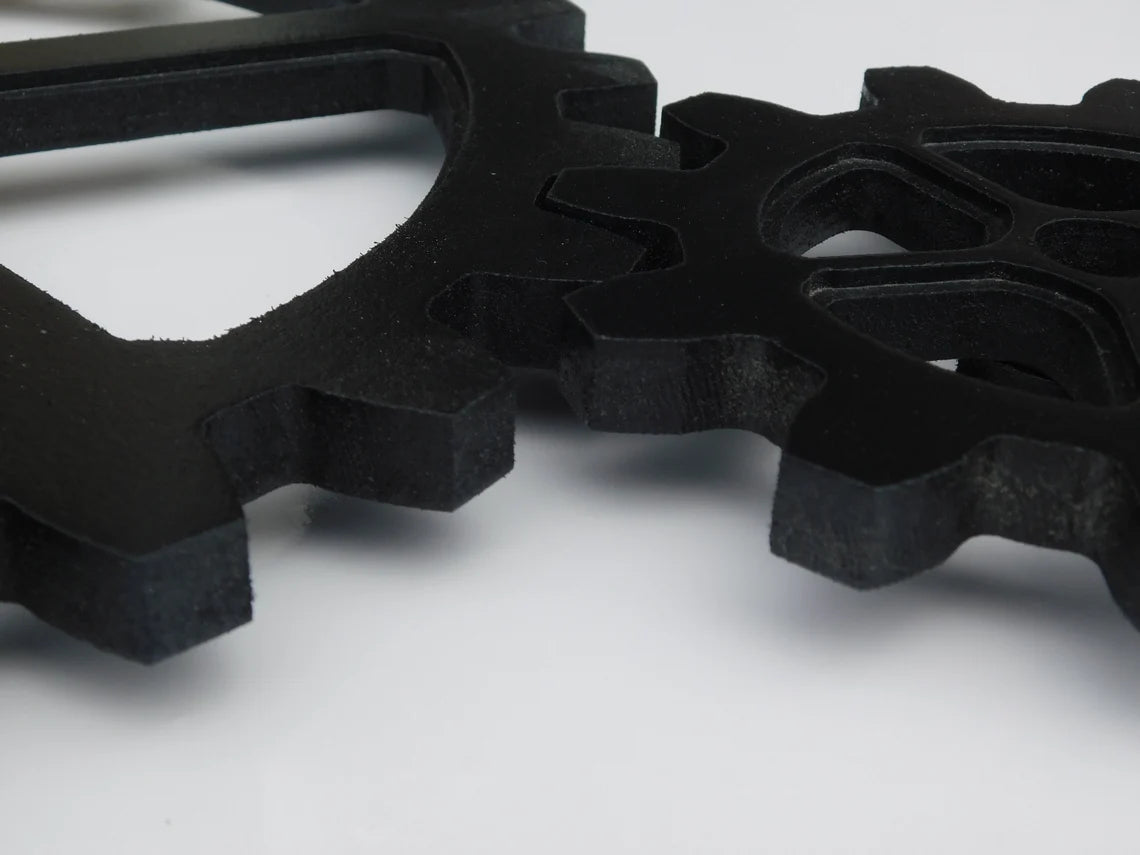 Wooden Gears, Large Four Wood Gear Set 6"- 12" - Steampunk, Industrial, Wood Cogs, American Made