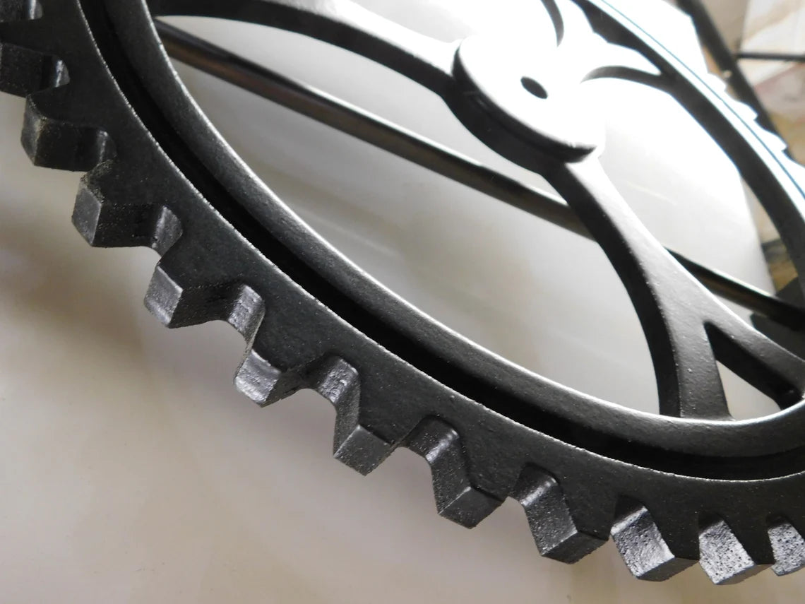 14 in Three Spoke Gear 46 Tooth Steampunk Stem Industrial Cog Cogs Large Gear Gears