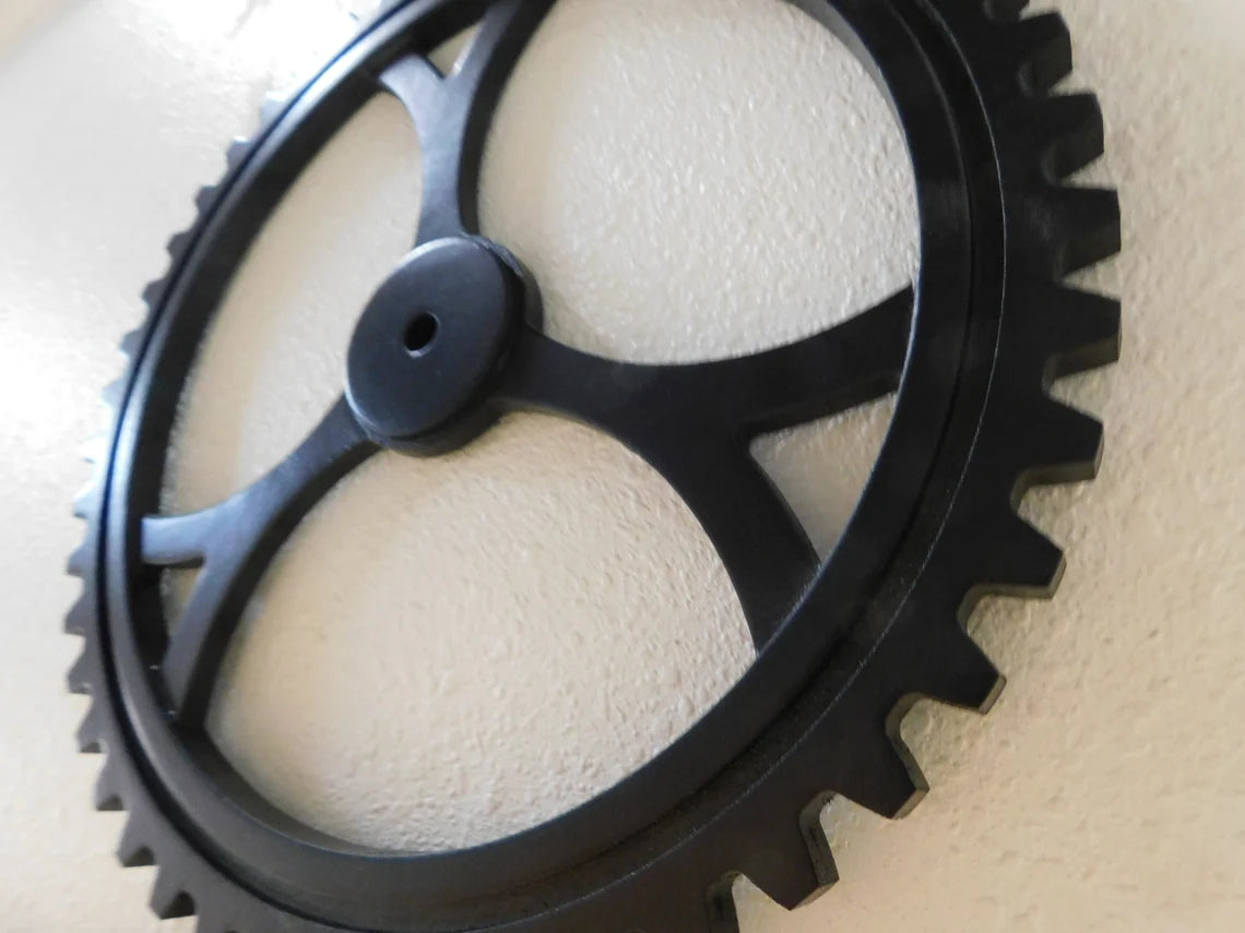 14 in Three Spoke Gear 46 Tooth Steampunk Stem Industrial Cog Cogs Large Gear Gears