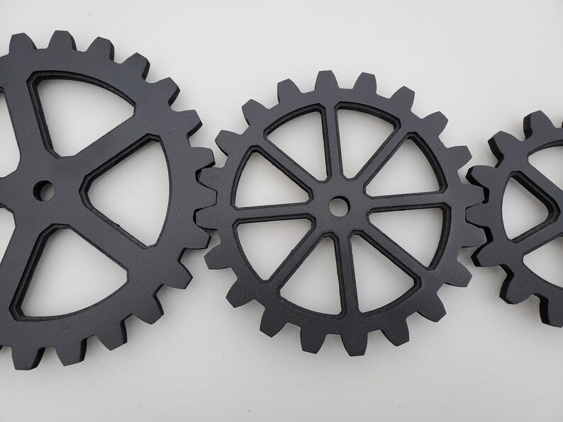 Painted Six Gear Set - Black