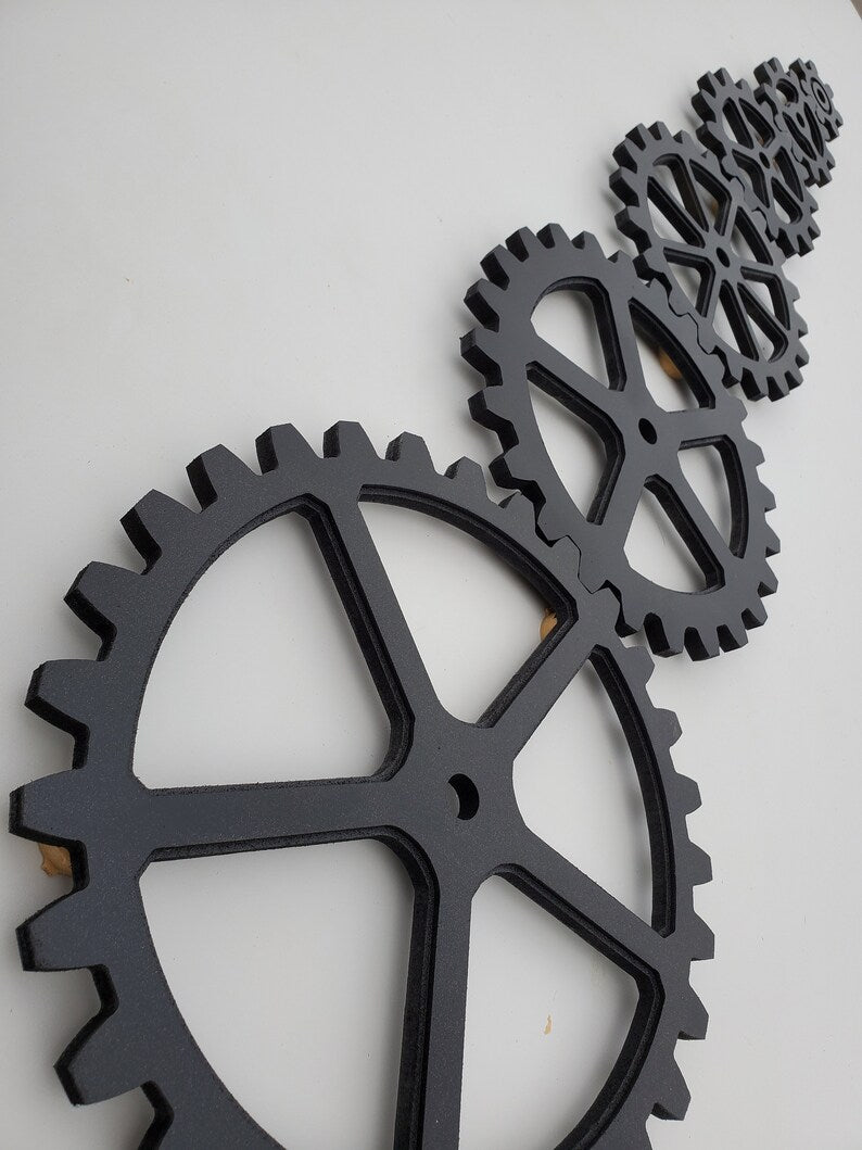 Painted Six Gear Set - Black