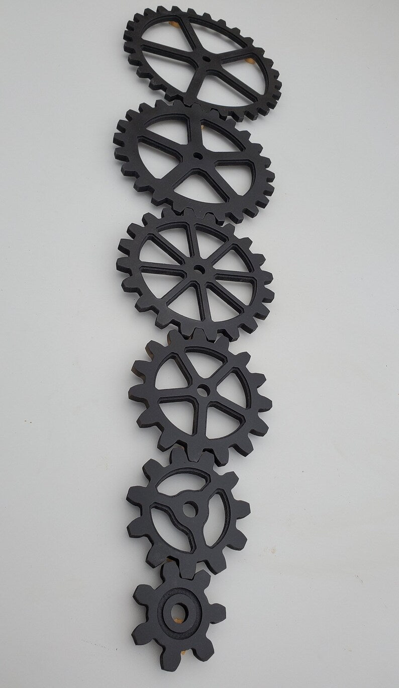 Painted Six Gear Set - Black