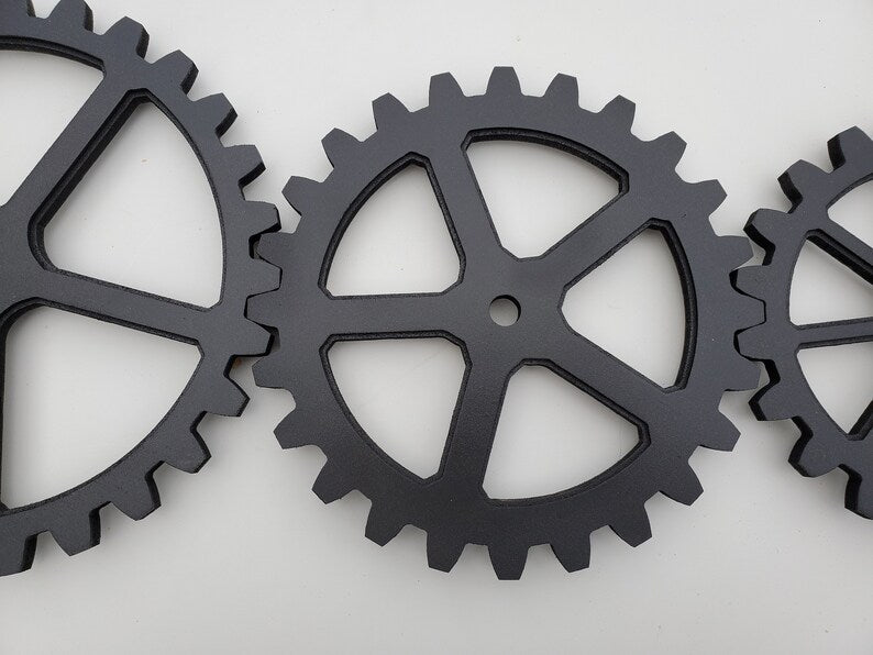 Painted Six Gear Set - Black