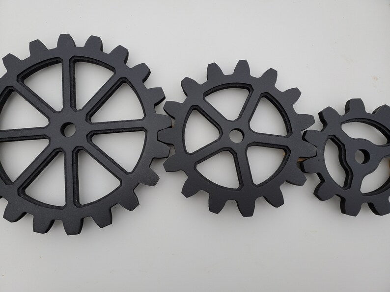 Painted Six Gear Set - Black