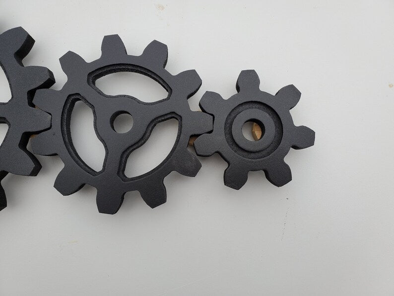 Painted Six Gear Set - Black