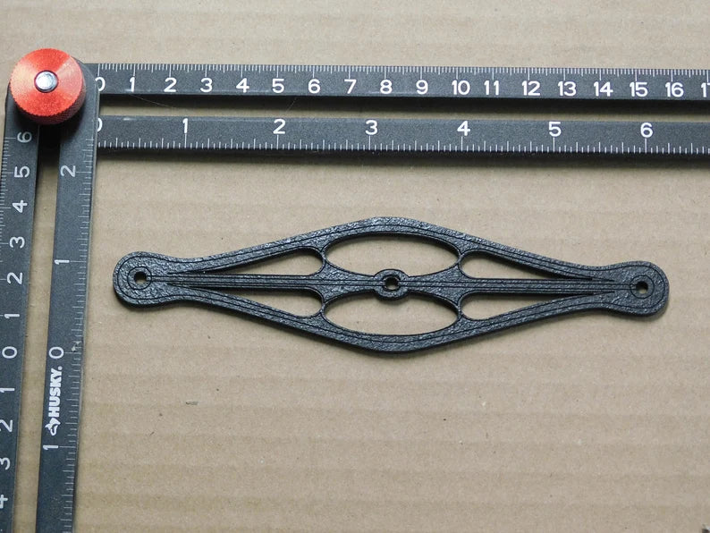 Steampunk Industrial Wall Decor Rods and Caps Only - 5 Rods - 12 Hex Caps - 10 Round Caps. Gears sold separately