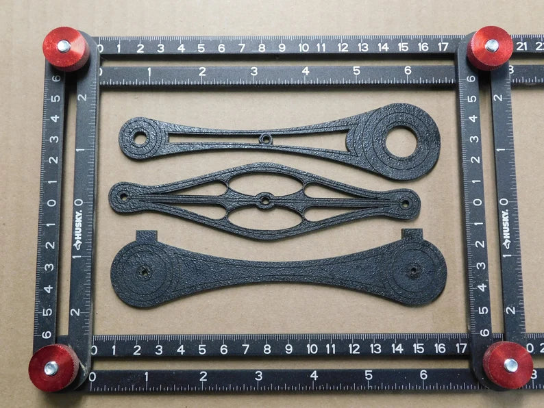 Steampunk Industrial Wall Decor Rods and Caps Only - 5 Rods - 12 Hex Caps - 10 Round Caps. Gears sold separately