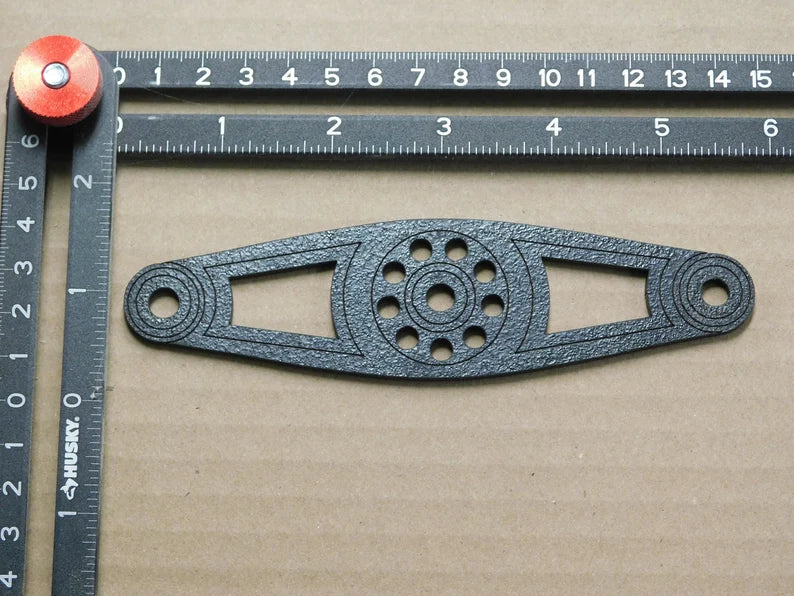 Steampunk Industrial Wall Decor Rods and Caps Only - 5 Rods - 12 Hex Caps - 10 Round Caps. Gears sold separately